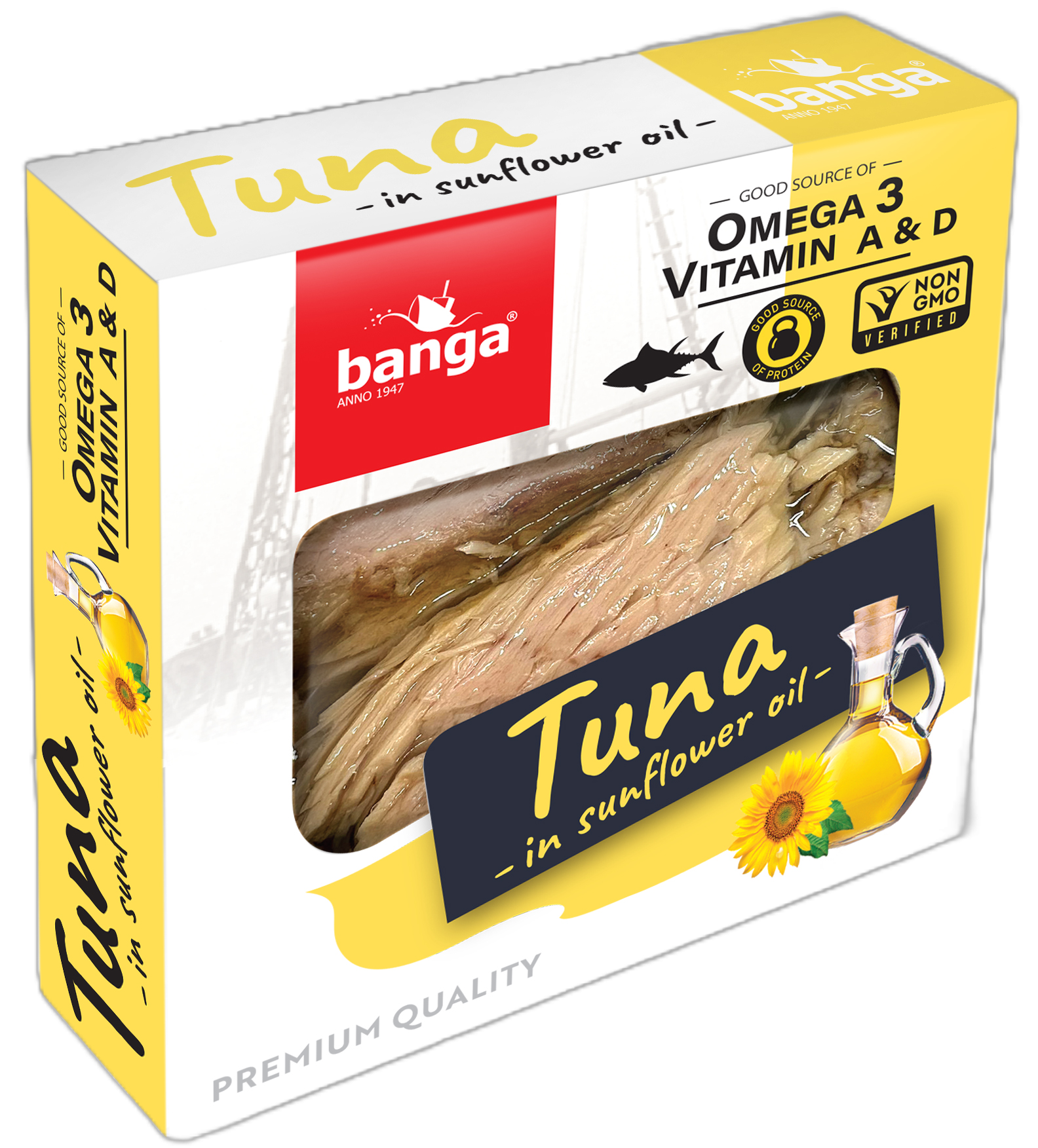 Ton file in ulei de floarea soarelui