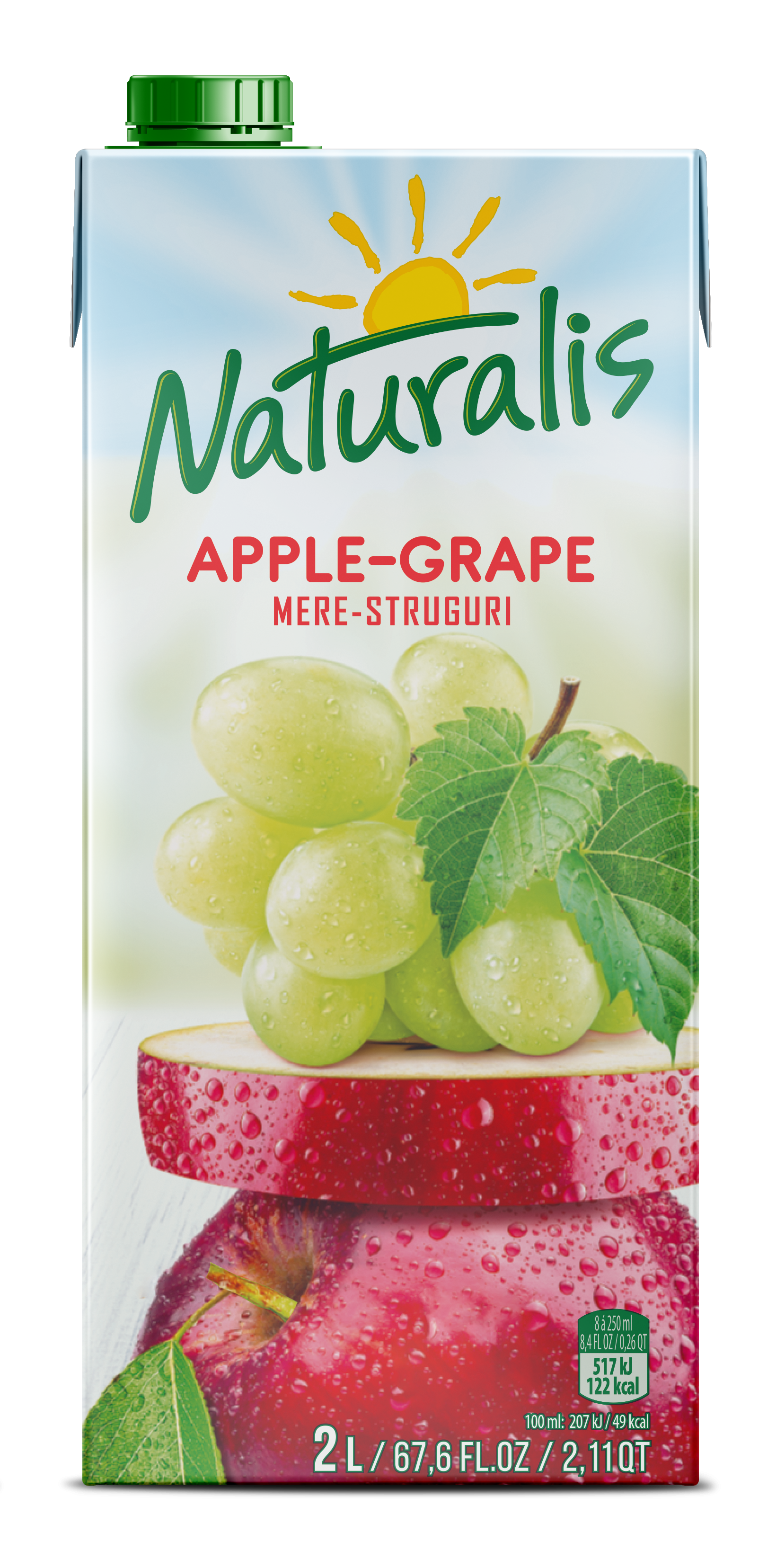 Nectar de mere - struguri 50% fruct Naturalis