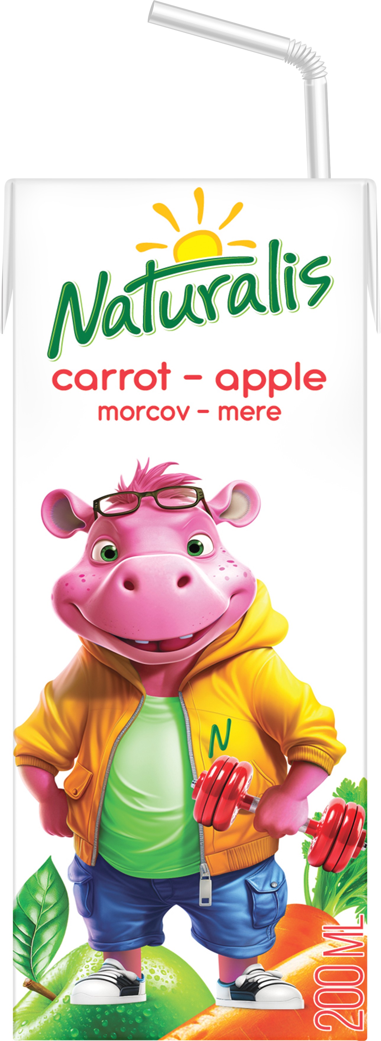 Nectar de morcov - mere kids 50% fruct Naturalis